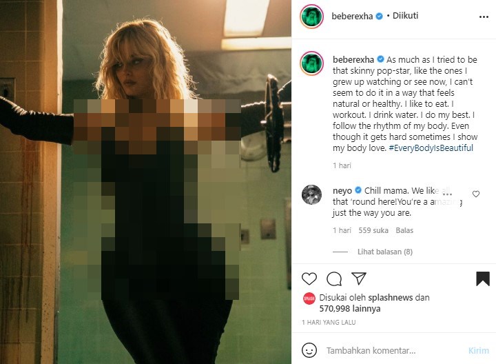 Bebe Rexha Bicara Soal Kepercayaan Diri Dan Bentuk Tubuh