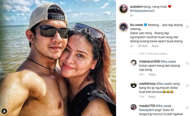 Cara Audy Item Ungkap Kerinduan ke Iko Uwais Bikin Ngakak, Dapat Balasan Begini