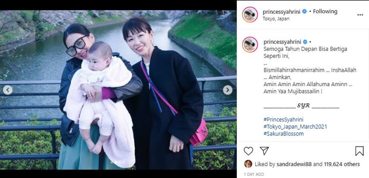 Syahrini Pamer Foto Gendong Bayi, Isyaratkan Rencana Punya Momongan Tahun Depan