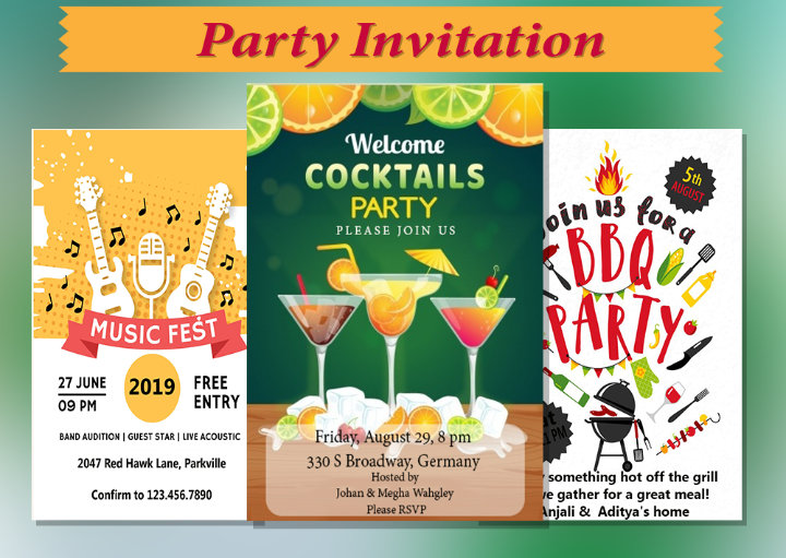 Party Invitation Card Maker