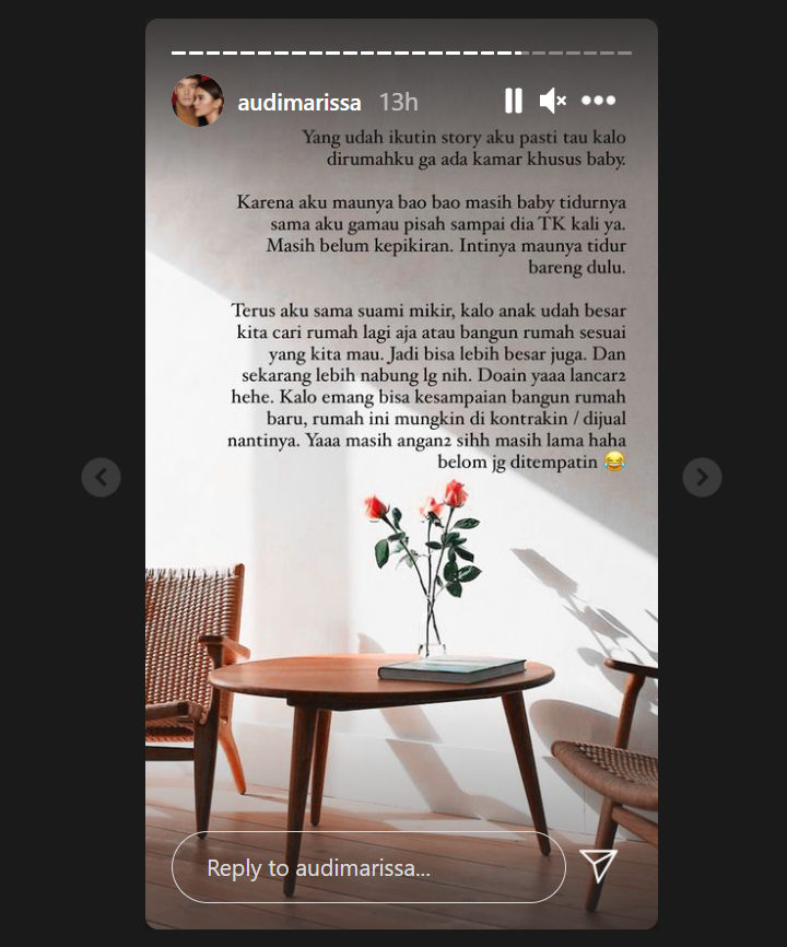 Hamil Anak Pertama, Audi Marissa Pilih Tak Siapkan Kamar Bayi Karena Alasan Ini