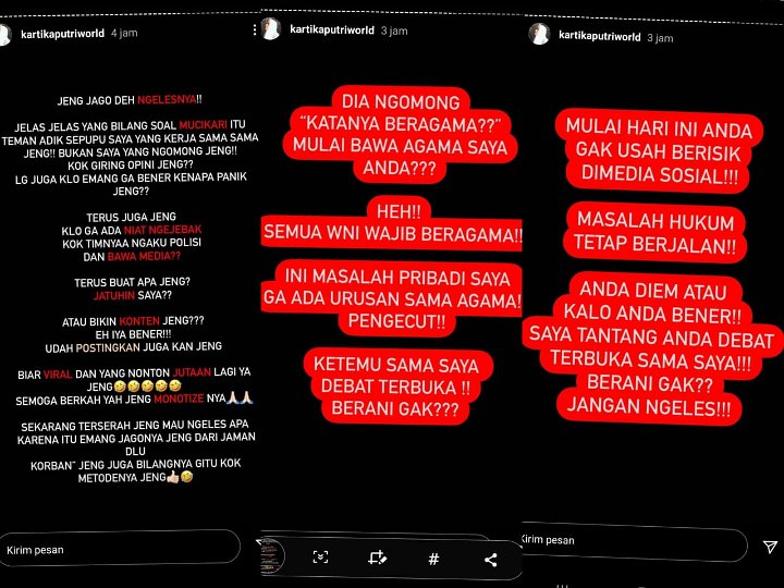 Saling Sindir Di Medsos, Kartika Putri Kini Tantang Dokter Richard Lee Lakukan Debat Terbuka