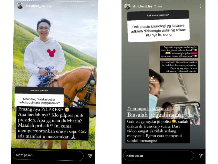 Begini Jawaban Dokter Richard Lee Soal Diajak Kartika Putri Untuk Debat Terbuka