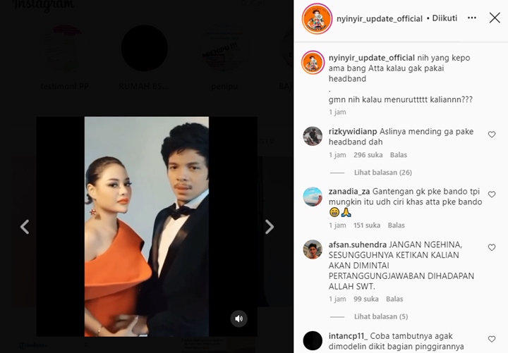 Begini Reaksi Atta Halilintar Saat Banyak Yang Menghinanya Karena Foto Tanpa Pakai Headband
