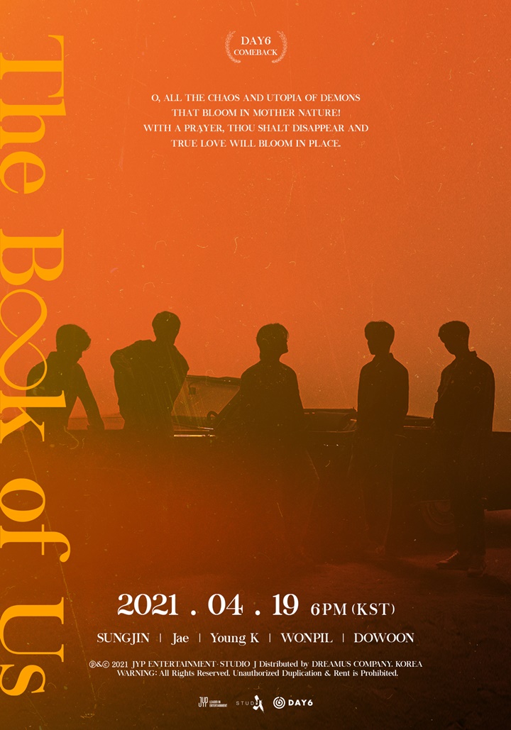 Akhiri Hiatus, DAY6 Akhirnya Rilis Teaser Dan Tanggal Comeback Sebagai Grup
