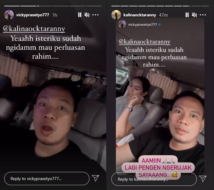Vicky Prasetyo Curiga Kalina Oktarani Sudah Hamil, Gara-gara \'Ngidam\' Makanan Ini