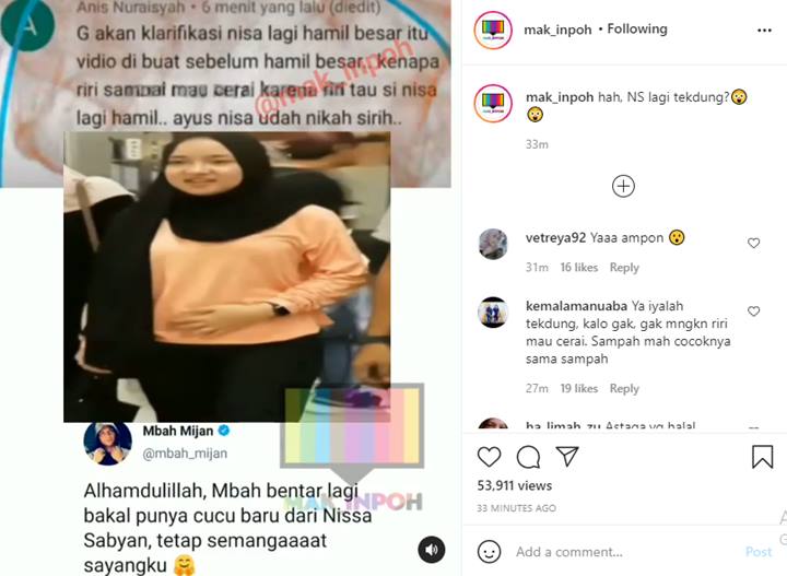 Bikin Geger, Mbah Mijan Ngode Nissa Sabyan Lagi Hamil Hingga Beredar Potret Ini