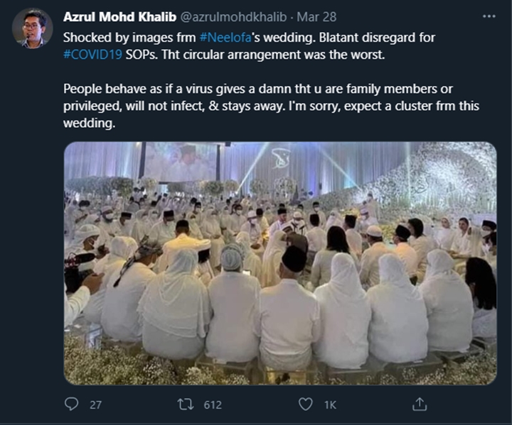 Heboh Pernikahan Adik Ipar Engku Emran Disebut Langgar Prokes COVID-19 2