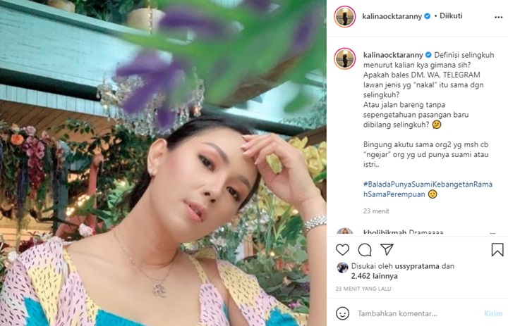 Kalina Oktarani Bahas Soal Selingkuh, Begini Respons Saat Disebut Bakal Cerai dari Vicky Prasetyo