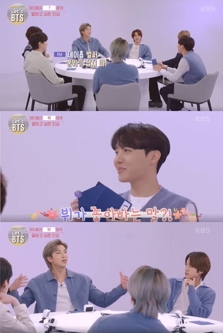 V Dapat Pernyataan Cinta dari Semua Member BTS, Reaksinya Uwu Banget
