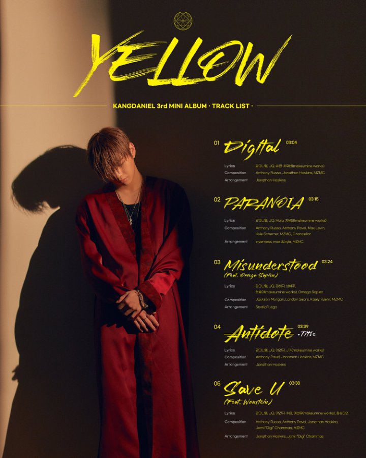 Kang Daniel Ungkap Tracklist Album Comeback \'YELLOW\', Bakal Kolaborasi Bareng Rapper Ini