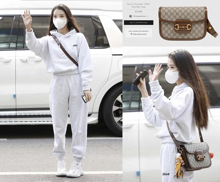 IU Usung Gaya Santai Saat Berangkat Syuting, Barang Ini Paling Curi Perhatian