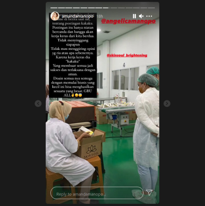 Sang Kakak Disebut Pamer Uang Hasil Kerja Kerasnya, Reaksi Amanda Manopo Jadi Sorotan
