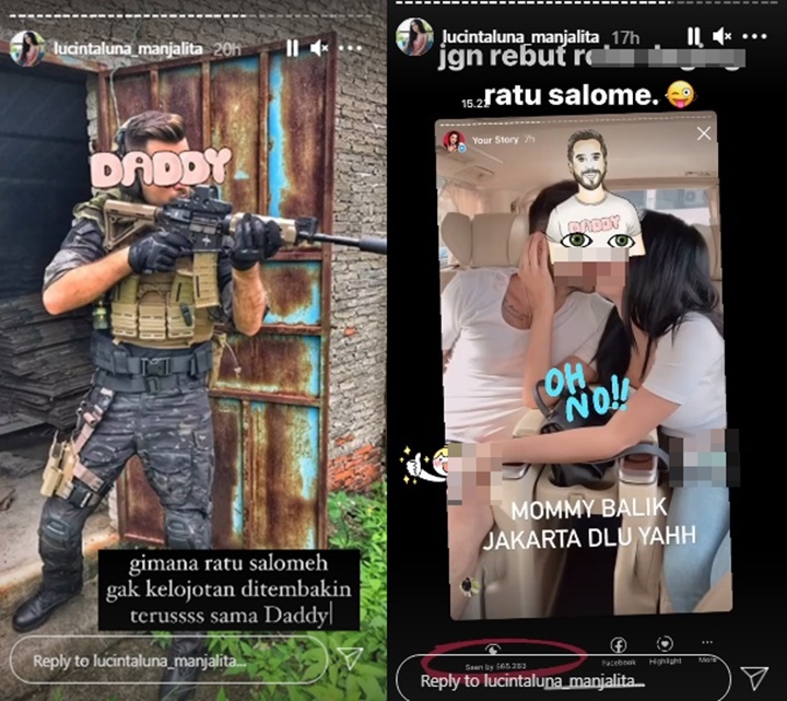 Lucinta Luna Kelojotan Dicium 'Sugar Daddy' Bule, Wajah Tampan Hingga