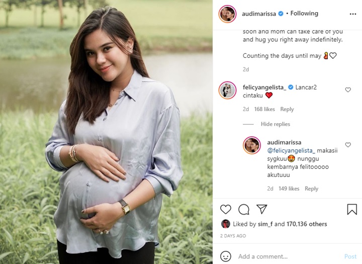 Audi Marissa Ternyata Sempat Beri Bocoran Kehamilan dan Bayi Kembar Felicya Angelista-Hito Caesar