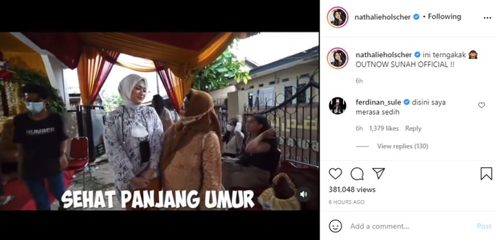 Nathalie Holscher Didoakan Dapat Jodoh yang Baik, Sule: Di Sini Saya Merasa Sedih