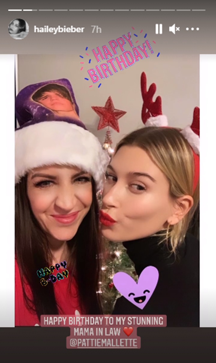 So Sweet, Hailey Baldwin Beri Ucapan Ultah Untuk Ibunda Justin Bieber