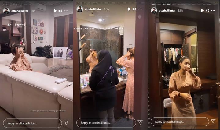 Drama Pengantin Baru, Atta Halilintar \'Ngomel\' Sampai Minta Aurel Hermansyah Buang Bajunya