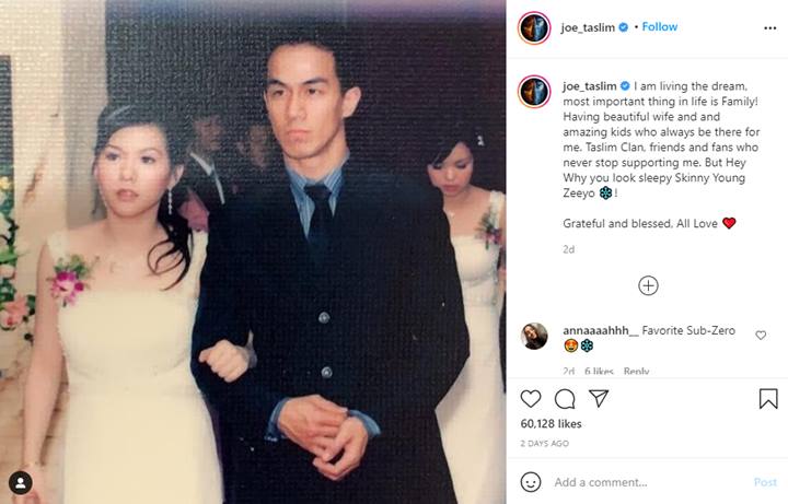 Heboh Foto Jadul Pernikahan Joe Taslim dan Sang Istri, Tubuh Kurus Disebut Mirip Sosok Ini