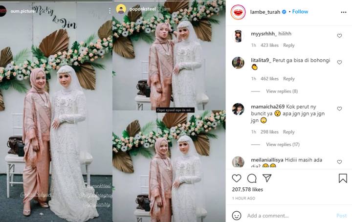 Nissa Sabyan Akhirnya Muncul Usai Isu Hamil Besar, Penampakan Perut Langsung Jadi Sorotan