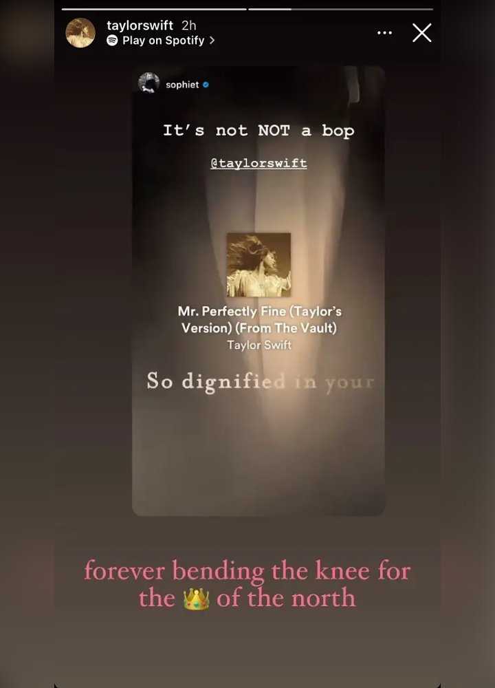 Diduga Buat Mantan, Interaksi Taylor Swift Dan Istri Joe Jonas Soal Lagu \'Mr Perfectly Fine\' Disorot