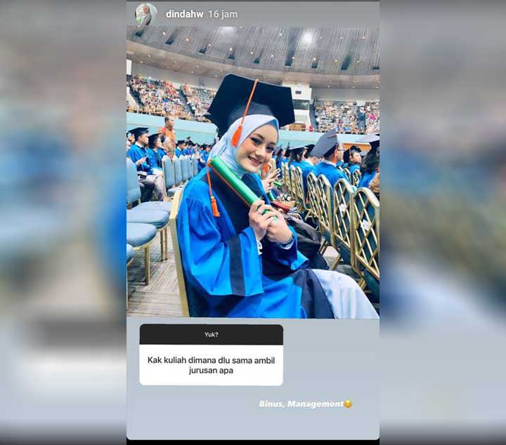 Dinda Hauw Ditanya Soal Rencana Lanjut S2, Rey Mbayang Tak Beri Izin?