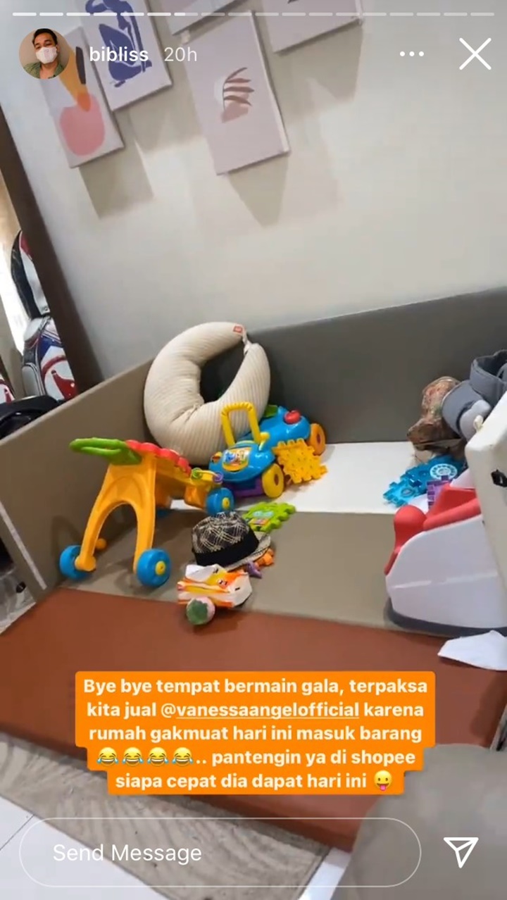 Bibi Suami Vanessa Angel Ingin Jual Preloved Mainan Gala, Seminggu Lagi Jadi Duit Nak