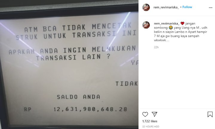Kini Kembali Eksis Main Sinetron, Revi Mariska Pamer Saldo Rekening Capai Rp 12 Miliar