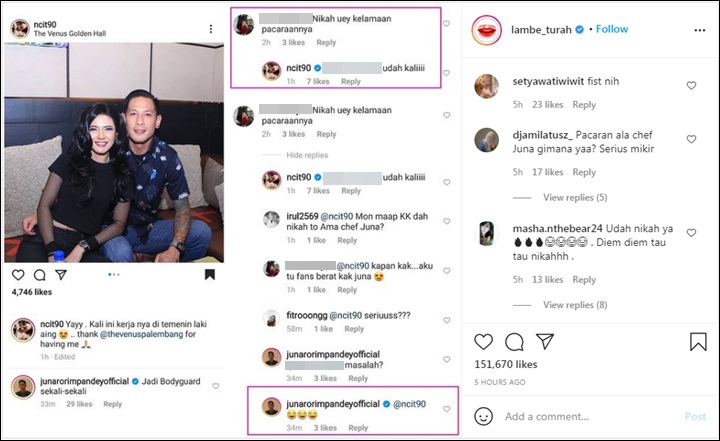 Komentar Citra dan Chef Juna