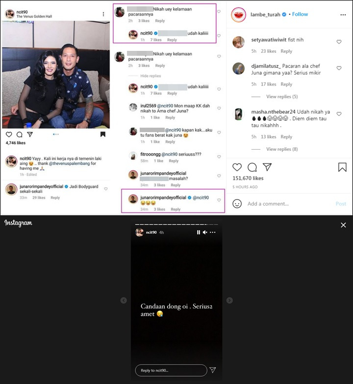 Postingan Instagram Cutra Anidya