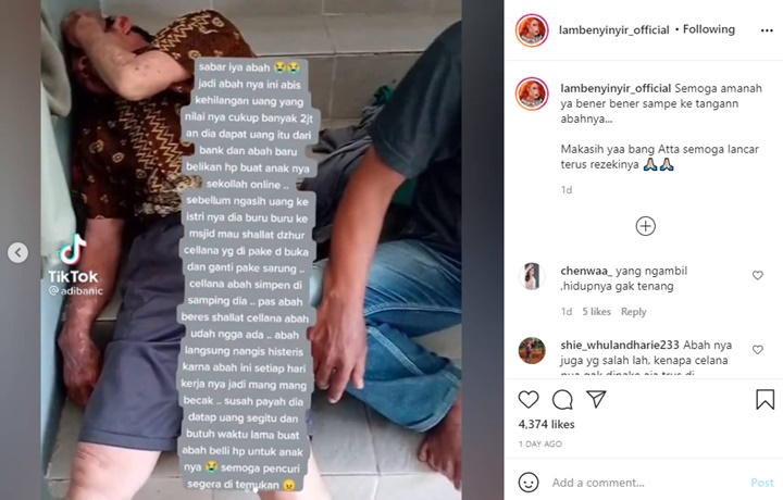 Atta Halilintar Mendadak Viral Hingga Banjir Pujian Usai Beri Uang ke Tukang Becak, Kok Bisa?