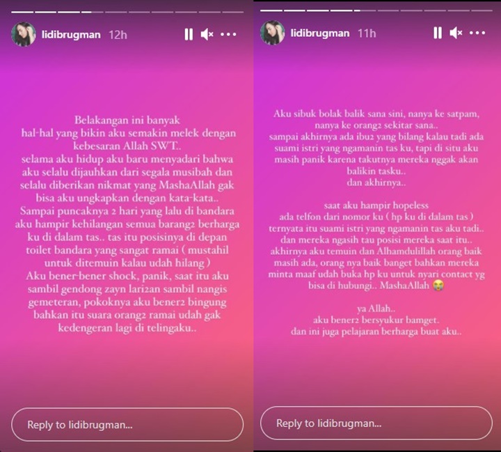 Lidi Brugman Istri Lucky Perdana Beber Kronologi Sempat Hampir Kehilangan Barang Berharga Di Bandara