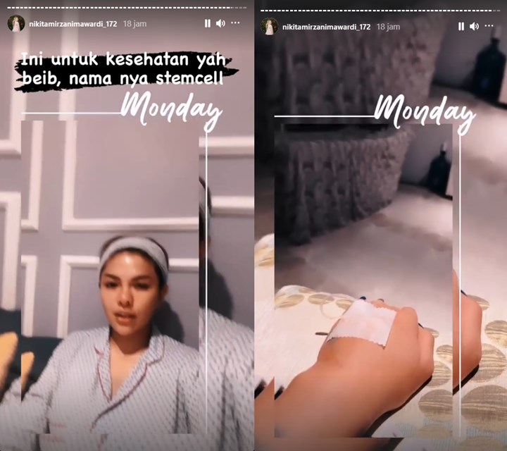 Nikita Mirzani Rela Habiskan Uang Ratusan Juta Jelang Puasa Untuk Suntik Stem Cell