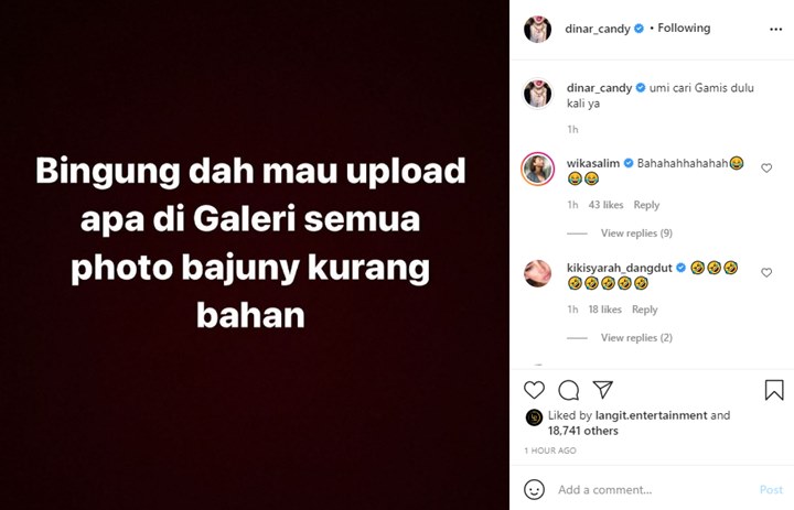 Masuki Bulan Ramadan, Dinar Candy Bingung Koleksi Fotonya Seksi Semua