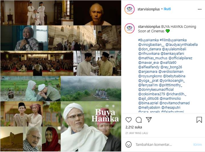 Falcon Pictures Bagi Foto Adegan Film Buya Hamka Bertabur Bintang Hingga Bikin Makin Penasaran