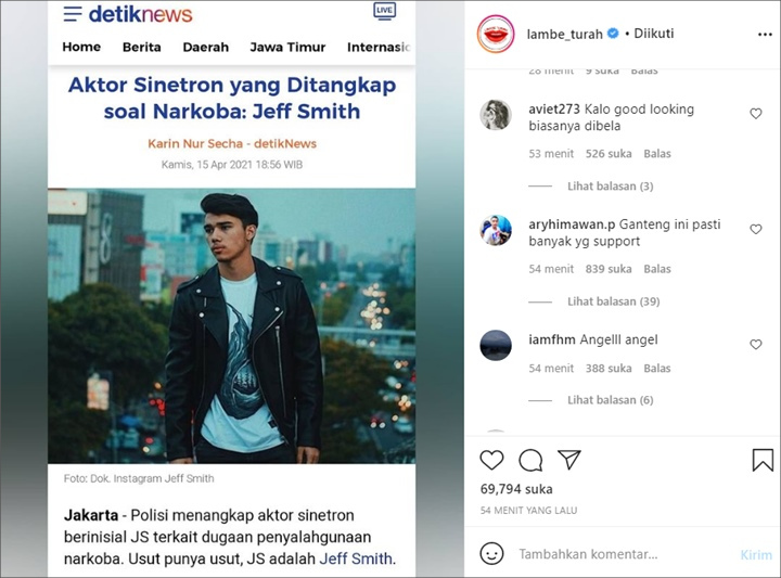Sebelum Ditangkap Jeff Smith Sempat Ngeluh Capek Syuting, Paras Tampan Jadi Perbincangan