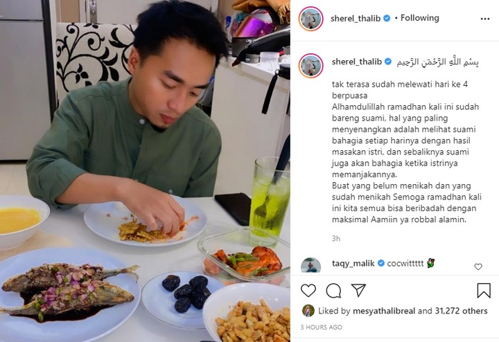 Taqy Malik Berbuka Puasa dengan Sherel Thalib