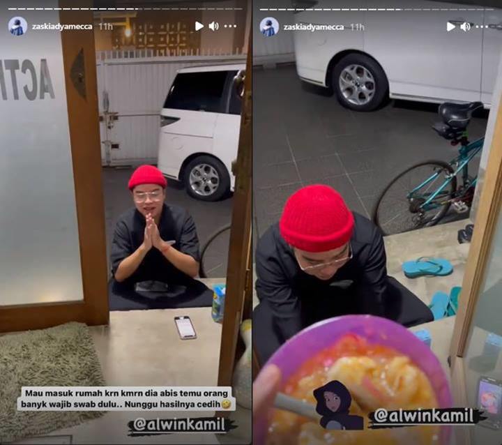Larang Masuk Rumah, Zaskia Adya Mecca Tega Biarkan Adik Makan \'Ngemper\' Gara-gara Ini