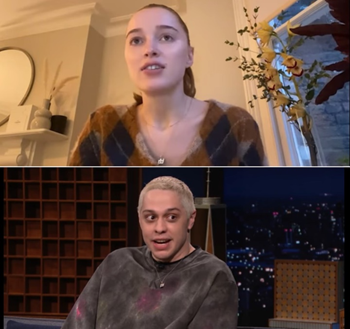 Resmi Pacaran, Pete Davidson Dan Phoebe Dynevor Bintang \'Bridgerton\' Didapati Pakai Kalung Couple