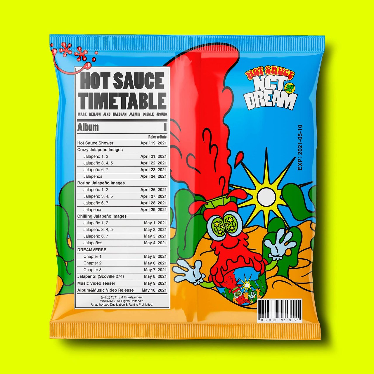 NCT Dream Naikkan Antusiasme Comeback Dengan Rilis Teaser Scheduler Full Album \'HOT SAUCE\'