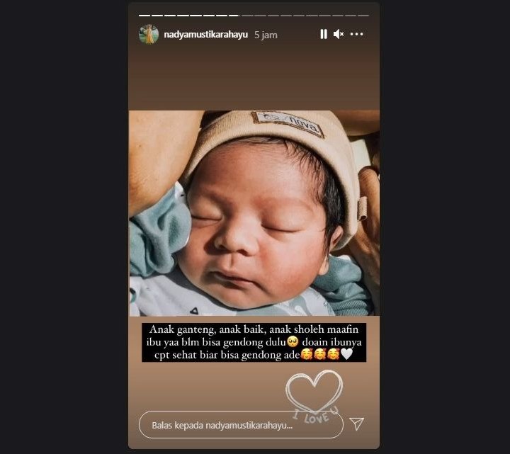 Bayi Rizki DA Demam, Nadya Ungkap Kesedihan Hingga Rasa Bersalah Tak Bisa Bertemu Dengan Anak