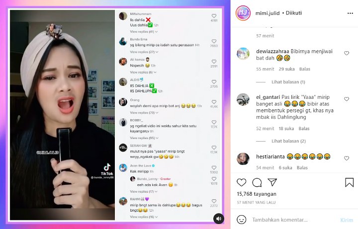 Viral Video Netizen Tirukan Iis Dahlia Nyanyi \'Marhaban Tiba\', Bikin Ngakak Karena Saking Miripnya