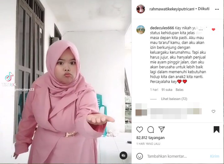 Dilamar Online Oleh Netizen, Rahmawati Kekeyi Malah Kena Nyinyir