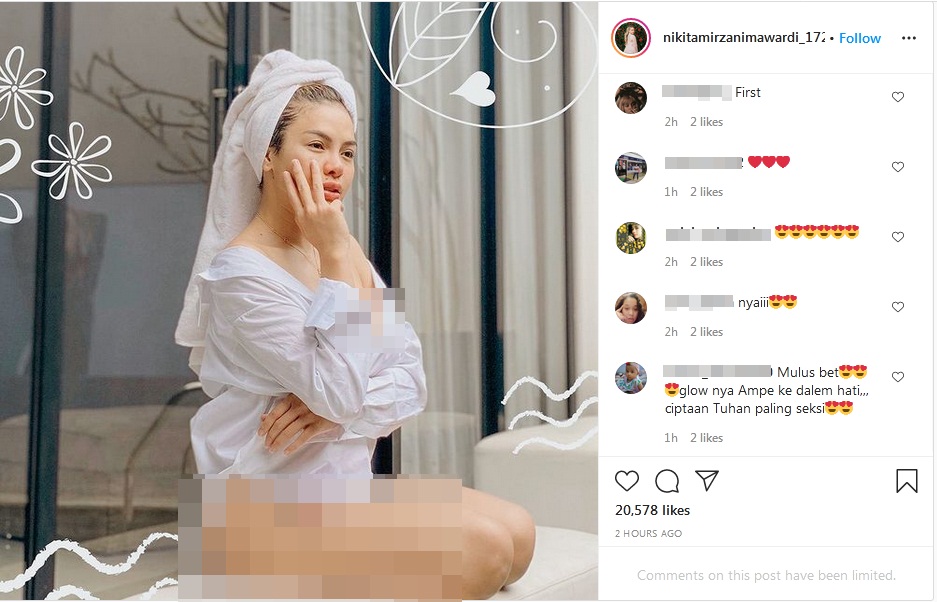Nikita Mirzani Unggah Foto Seksi Justru Dipuji