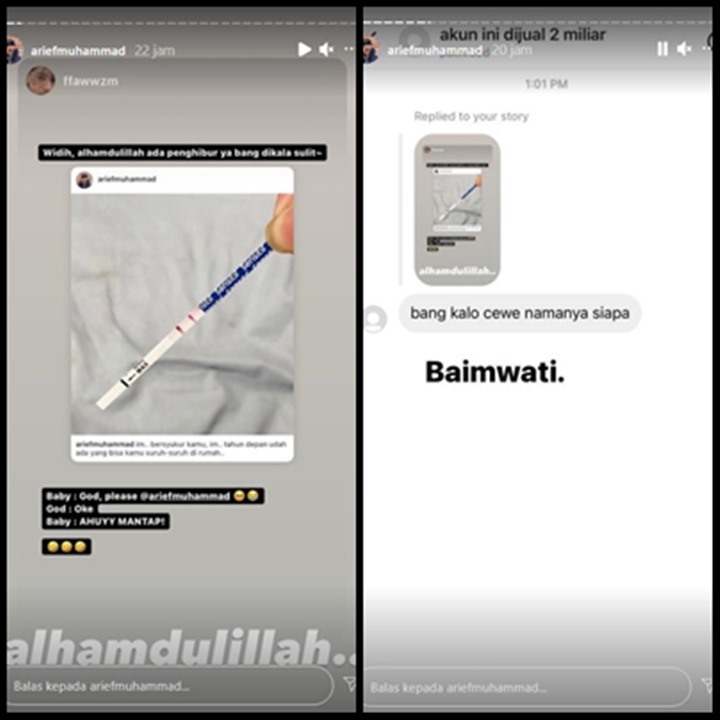 Arief Muhammad Ungkap Akan Beri Nama Ini Bila Anak Keduanya Perempuan