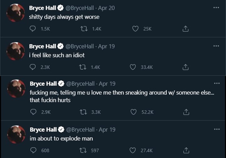 Photo-Bryce Hall Ngamuk, Adddison Rae Buka Suara Soal Isu Selingkuh Dengan Jack Harlow