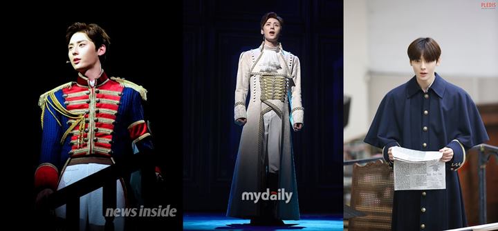 Kostum Hwang Minhyun NU\'EST di teater musikal \'Marie Antoinette\'