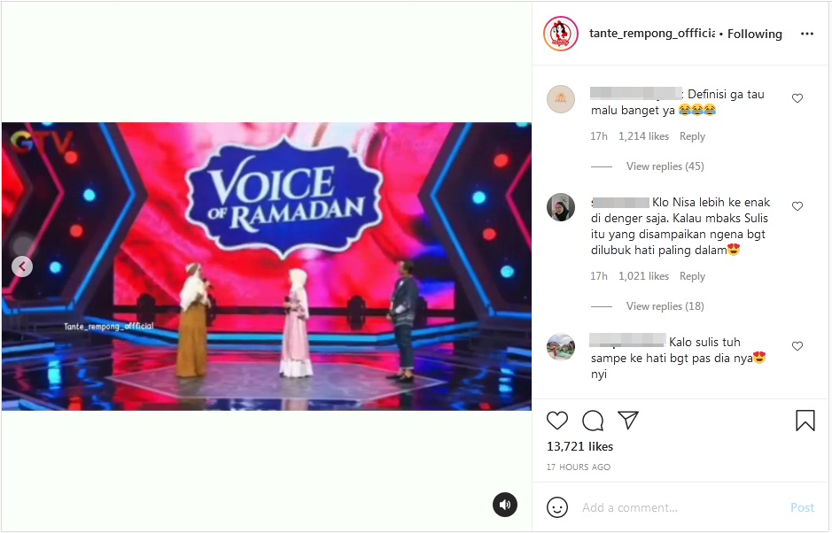 Nissa Sabyan Muncul Perdana di TV Tanpa Klarifikasi, Suara Justru Dibandingkan dengan Sulis