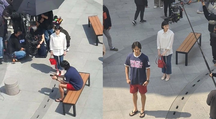 Ahn Bo Hyun dan Kim Go Eun Kepergok Syuting \'Yumi\'s Cells\'