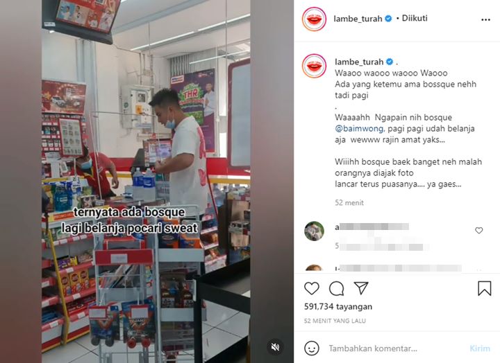 Baim Wong Malah Ajak Foto Saat Pergoki Orang Merekam Tanpa Izin, Cara Pakai Masker Tuai Kritik